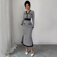 Fashionable Minimalist And Slim Fit Womens Dress