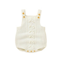 Vest Knitted Wool Handmade Bubble Ball Triangle Romper