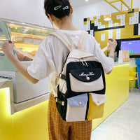 Simple Badge High School Student Hunior High School Student Backpack