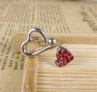 Love Wings Navel Ring Reverse Upside Down