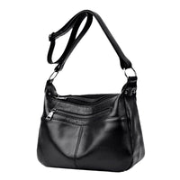 Genuine Leather Simple Shoulder Messenger Bag