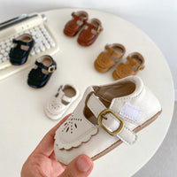 Girls Soft Non-slip Wear-resistant Soft Bottom Hollow Out Shoes