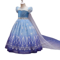 Children's Western Style Tulle Skirt Little Girl Princess Dress