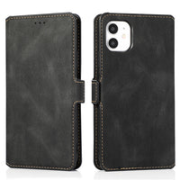 Compatible with Apple , Retro flip phone leather case