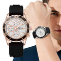 Mens Luminous Calendar Quartz Watch