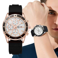 Mens Luminous Calendar Quartz Watch