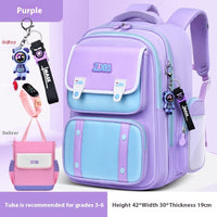 Schoolbag Boy Elementary School Students Three Four To Six Grade