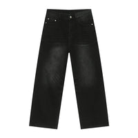 Men's Autumn New Product Loose Straight Washed Jeans