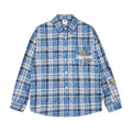 Loose Plaid Long Sleeve Men's And Women's Shirts