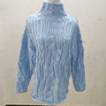 Star Same Style Solid Color Half Hollow Out Sweater
