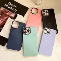 Macaron Solid Color Mobile Phone Case Liquid Skin Feel