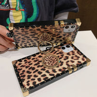 Classic Leopard Print All-inclusive TPU Soft Shell Phone Case