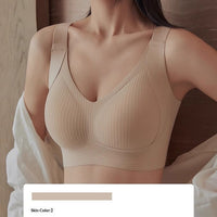 Women's Seamless And Steel-ring-free Anti-sagging Bra