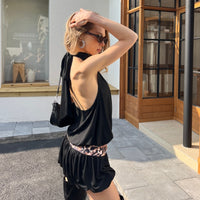 Sexy Hollow-Out Backless Fashion Choker Dress For Women