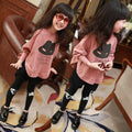 Girls spring and autumn long sleeve suit