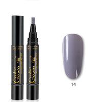 3 In 1 Nail Glue Pen  One-step Glue Phototherapy Plastic Nail Magnet Pen French Water Ripple Cat Eye Strong Magnet Pen DIY Manicure Tool Pen