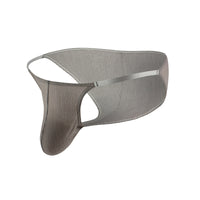 Men's New Striped High Fork Thin Hem Hip Briefs
