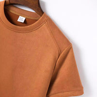 T-shirt Crew Neck Casual Trendy Tops