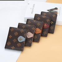 Multi-position Old Pattern Zipper Card Holder