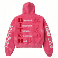Fashion Casual Printed Polyester Sweater
