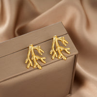Premium Fashion Irregular Earrings, High-End Unique Niche Design, Stainless Steel Earrings Jewelry For Women