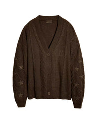 Cardigan Embroidery XINGX Loose And Idle Dinified Sweater