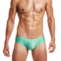 Men's Fashion Breathable Low Waist Printed Body Shaper Boxer Briefs
