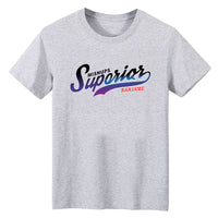 Men's Short-sleeved T-shirt Summer Ice Silk Casual Print Top
