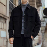 Corduroy Coat Men's Spring And Autumn Korean Fashion