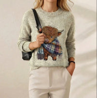 Cute Thick Needle Women's Sweater