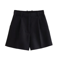 Women's Fashionable All-match High Waist Casual Suit Shorts