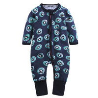 Men's And Women's Treasure Double Zipper Bodysuit Korean Style