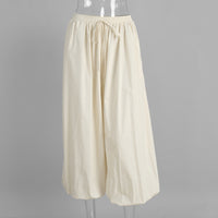 Womens Trendy Stylish Casual Wide-leg Pants