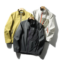 Spring New Retro Patchwork Contrast Color Stand-up Collar Coat 6407