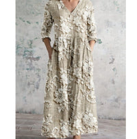 Printed American-style Fashionable Casual Dress For Women