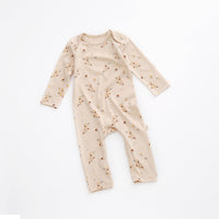Long-sleeved Cotton Romper For Infants And Young Children