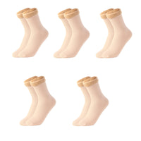 Winter Plush Thickened Mid Height Warm Snow Socks