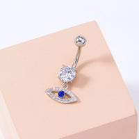 Personality Micro Inlaid Eye Elly Button Nail