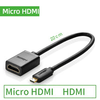Hdmi To Hdmi Cable Mobile Phone Tablet Camera Laptop Projector Micro Head Transfer