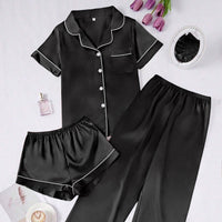 Long Pantssmooth-surface Womens Loungewear Set In French Style
