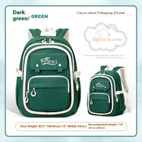 Girls' Super Lightweight Large Capacity Multi-compartment Waterproof Backpack