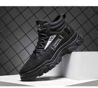 Mens Autumn High-Top Waterproof And Non-Slip Work BootsMartins