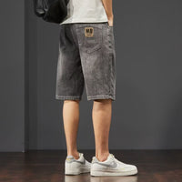 Straight-leg Summer Thin Mens Denim Shorts