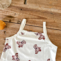 Children's New Bear One Piece Swimsuit