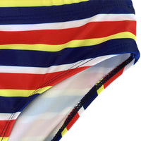 Striped Swimming Trunks Men's Sexy Low Waist Anti Embarrassment