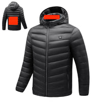 Men's Autumn And Winter Plus Velvet Thickening Charging Intelligent Electric Heating Cotton Clothing