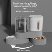Automatic Pet Water And Food Dispenser In One
