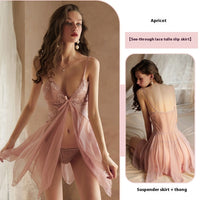 Women's Sleepwear Lace Transparent Suspender