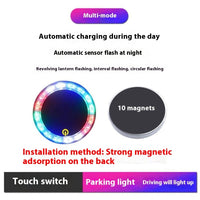 Touch Car Solar Strobe Light Multi-mode