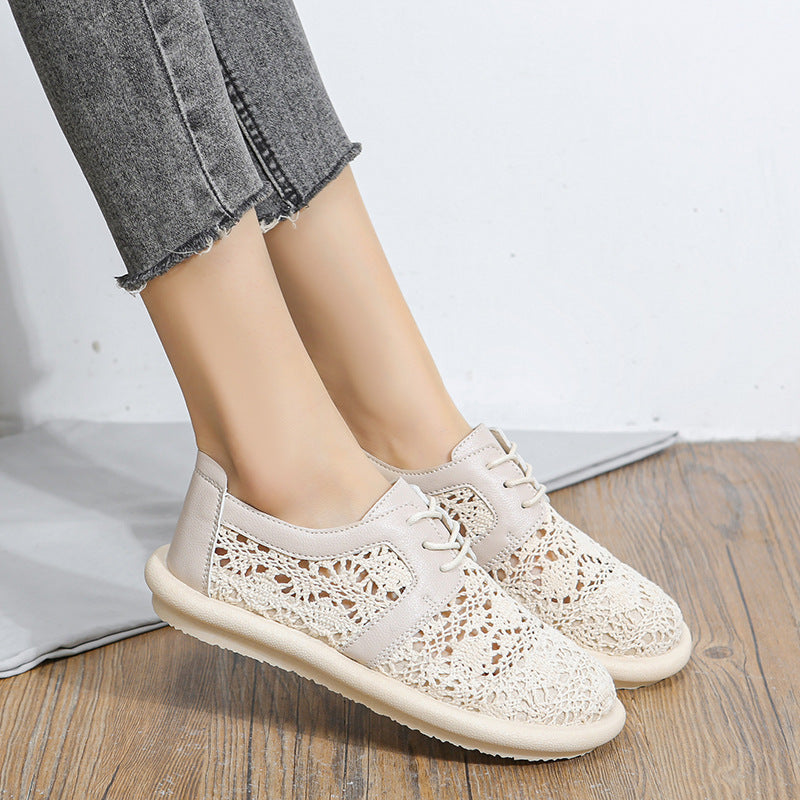 Mesh Breathable Flat Casual Shoes